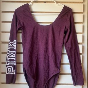 Maroon PINK body suit
